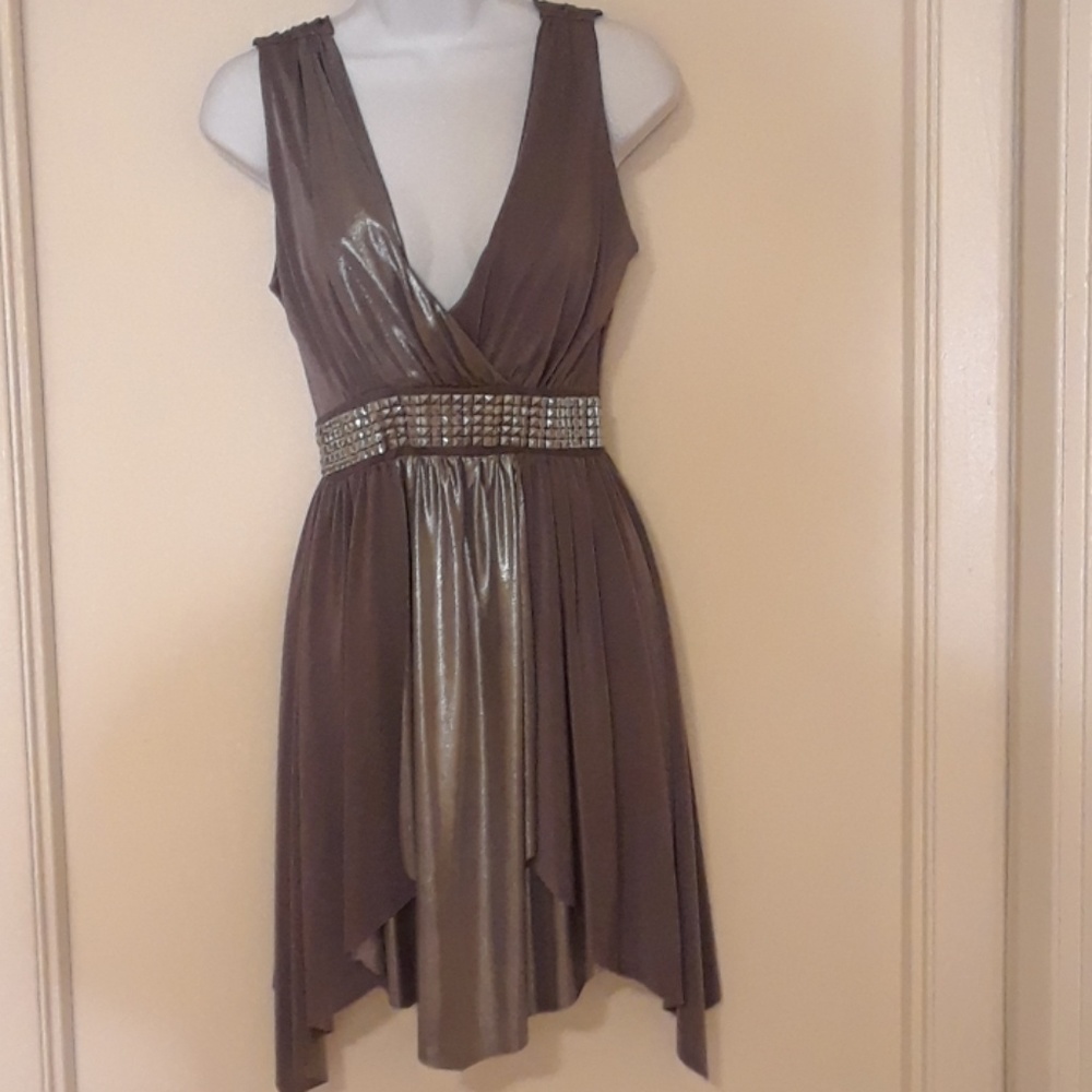 Silver and Gray dress